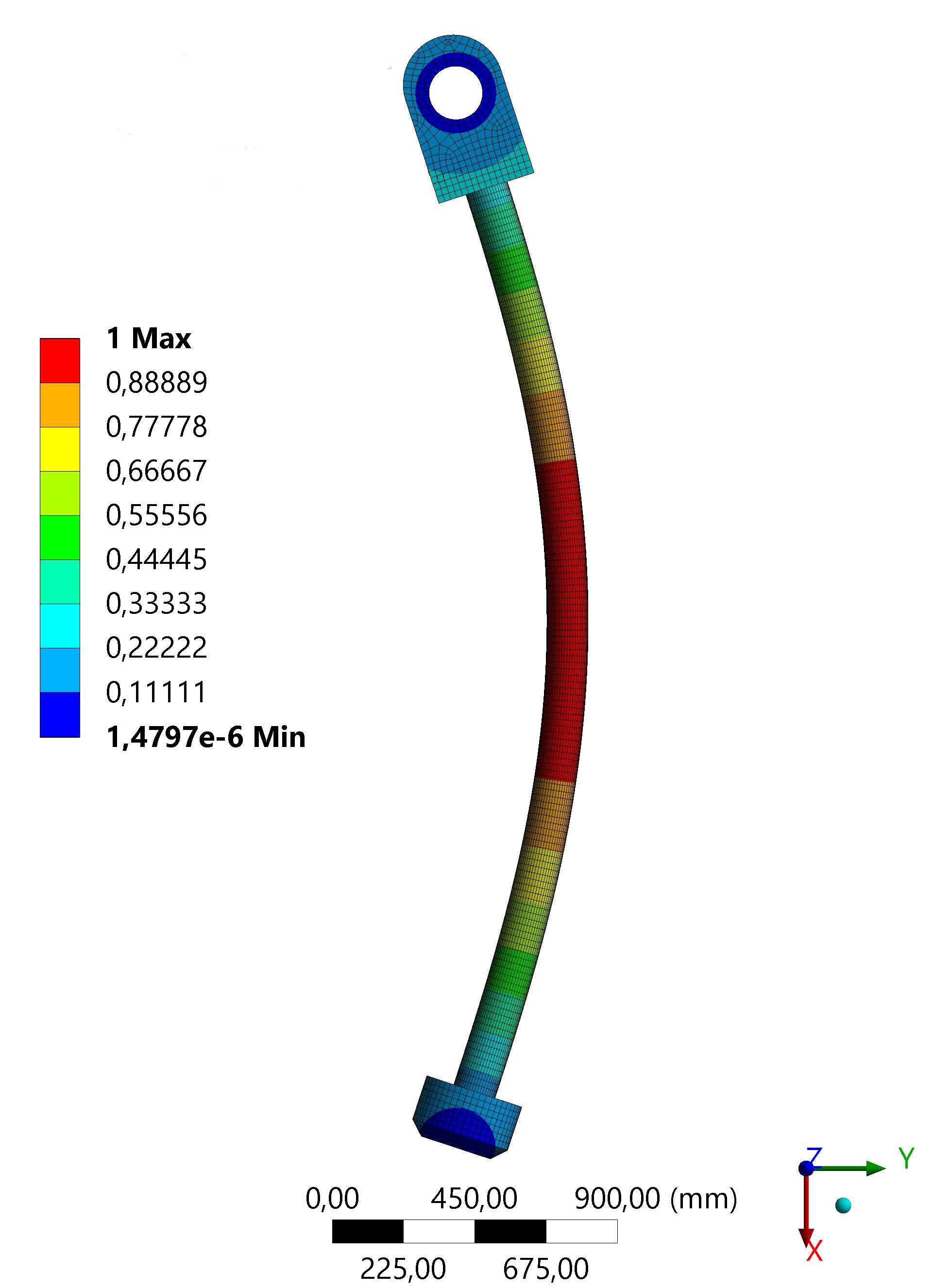 FEM_Analyse_Kolbenstange